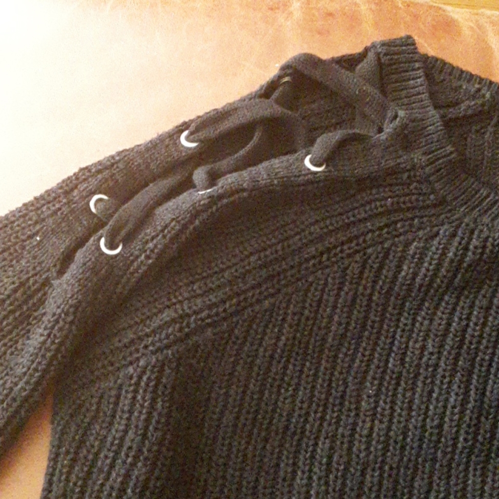 EXPRESS LACE UP SWEATER SP - Picture 4 of 5